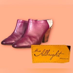 Anthropologie Miss Albright Dennis Mule Bootie. Size 11 🌺